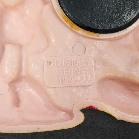 Vintage 1995 Disney Mickey & Minnie Mouse Christmas Magnet Holiday Tree Decor - Picture 3 of 5